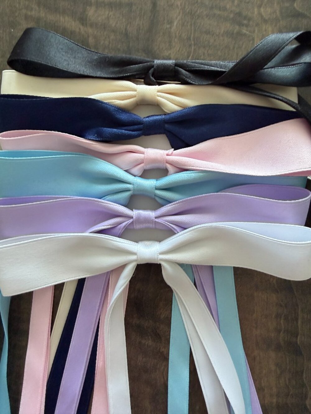 Silky Hair Bows -NEVER USED